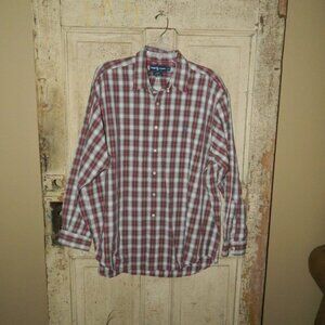 Ralph Lauren Blake Plaid Button Front Shirt Size XL (U-29)